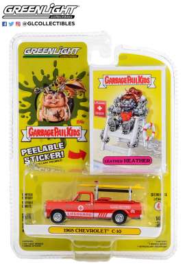 Chevrolet  - Silverado 2021 red/white - 1:64 - GreenLight - 54070C - gl54070C | Toms Modelautos