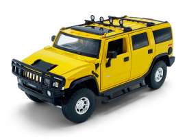 Hummer  - H2 yellow - 1:32 - Tayumo - 32160012 - tay32160012 | Toms Modelautos
