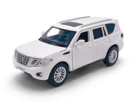 Nissan  - Y62 white - 1:32 - Tayumo - 32115013 - tay32115013 | Toms Modelautos