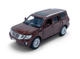 Nissan  - Y62 brown - 1:32 - Tayumo - 32115016 - tay32115016 | Toms Modelautos