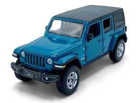 Jeep  - Wrangler blue - 1:32 - Tayumo - 32170017 - tay32170017 | Toms Modelautos