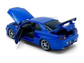 Nissan  - GT-R34 blue - 1:32 - Tayumo - 32115011 - tay32115011 | Toms Modelautos