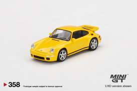 RUF  - CTR anniversary blossem yellow - 1:64 - Mini GT - 00358-L - MGT00358Lhd | Toms Modelautos