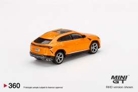 Lamborghini  - Urus orange - 1:64 - Mini GT - 00360-L - MGT00360lhd | Toms Modelautos