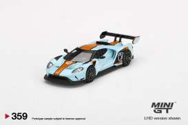 Ford  - GT MKII #002 gulf blue/orange - 1:64 - Mini GT - 00359-L - MGT00359lhd | Toms Modelautos
