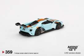 Ford  - GT MKII #002 gulf blue/orange - 1:64 - Mini GT - 00359-L - MGT00359lhd | Toms Modelautos