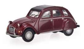 Citroen  - 2CV red - 1:87 - Schuco - S26700 - schuco26700 | Toms Modelautos