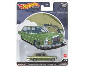 Mercedes Benz - 280 SEL green - 1:64 - Hotwheels - HCK18 - hwmvHCK18 | Toms Modelautos Mercedes Benz - 280 SEL green - 1:64 - Hotwheels - HCK18 - hwmvHCK18 | Toms Modelautos