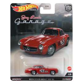 Mercedes Benz  - 300SL #263 red - 1:64 - Hotwheels - HCK07 - hwmvHCK07 | Toms Modelautos