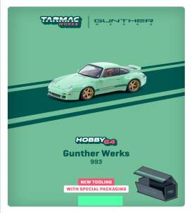 Porsche  - 488 GT3 green - 1:64 - Tarmac - T64-TL054-GR - TC-T64TL054GR | Toms Modelautos