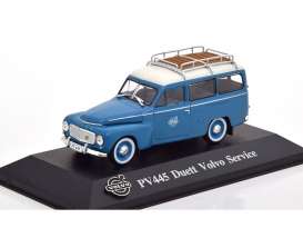 Volvo  - PV445 1957 blue - 1:43 - Magazine Models - magvol8506023 | Toms Modelautos