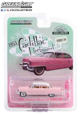 Cadillac - Fleetwood 1955 pink/white - 1:64 - GreenLight - 30396 - gl30396 | Toms Modelautos Cadillac - Fleetwood 1955 pink/white - 1:64 - GreenLight - 30396 - gl30396 | Toms Modelautos