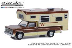 Chevrolet  - C20 1982 brown/yellow - 1:64 - GreenLight - 30407 - gl30407 | Toms Modelautos