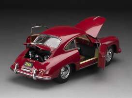 Porsche  - 356A 1500 GS Carrera GT 1957 red - 1:18 - SunStar - 1350 - sun1350 | Toms Modelautos