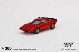 Lancia  - Stratos Stradale red - 1:64 - Mini GT - 00365-L - MGT00365lhd | Toms Modelautos