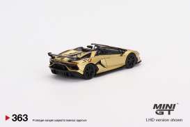 Lamborghini  - Aventador SVJ Roadster gold - 1:64 - Mini GT - 00363-R - MGT00363rhd | Toms Modelautos