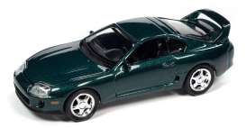 Toyota  - Supra 1996 green - 1:64 - Auto World - SP102B - AWSP102B | Toms Modelautos