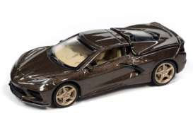 Chevrolet  - Corvette 2020 bronze - 1:64 - Auto World - SP103A - AWSP103A | Toms Modelautos