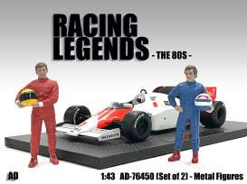 Figures  - Racing Legends 80's  - 1:43 - American Diorama - 76450 - AD76450 | Toms Modelautos
