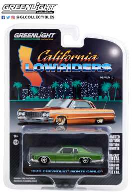 Chevrolet  - Monte Carlo 1970 green - 1:64 - GreenLight - 63030D - gl63030D | Toms Modelautos