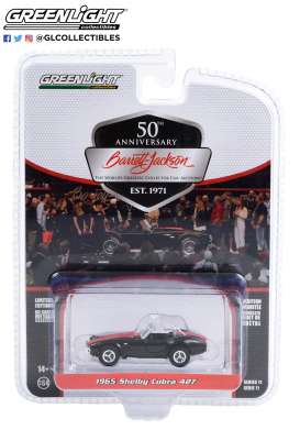 Shelby  - Cobra 427 1965 black/red - 1:64 - GreenLight - 37270A - gl37270A | Toms Modelautos