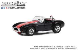 Shelby  - Cobra 427 1965 black/red - 1:64 - GreenLight - 37270A - gl37270A | Toms Modelautos
