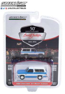 Chevrolet  - K5 Blazer 1984 blue/white - 1:64 - GreenLight - 37270D - gl37270D | Toms Modelautos