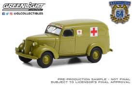 Chevrolet - Panel 1939 army green - 1:64 - GreenLight - 61030A - gl61030A | Toms Modelautos Chevrolet - Panel 1939 army green - 1:64 - GreenLight - 61030A - gl61030A | Toms Modelautos