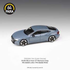 Audi  - E-Tron GT grey-blue - 1:64 - Para64 - 65333R - pa65333R | Toms Modelautos