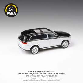 Mercedes Benz  - Maybach GLS 2020 black/white - 1:64 - Para64 - pa55306 - pa55306L | Toms Modelautos