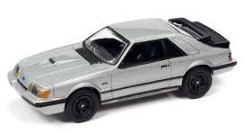 Ford Mustang - SVO 1986 silver - 1:64 - Johnny Lightning - SP247B - JLSP247B | Toms Modelautos