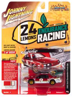 Ford Thunderbirds - Stock Car (24hrs of LeMons) 1986 red/white/gold - 1:64 - Johnny Lightning - SP252A - JLSP252A | Toms Modelautos