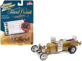 Barris  - Trivia Pursuit Drag-U-La with  gold - 1:64 - Johnny Lightning - SP269 - JLSP269 | Toms Modelautos