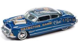 Hudson  - Hornet with Poker Chip 1951 blue - 1:64 - Johnny Lightning - SP270 - JLSP270 | Toms Modelautos