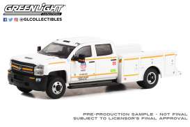 Chevrolet  - Silverado 2018 white - 1:64 - GreenLight - 46110C - gl46110C | Toms Modelautos