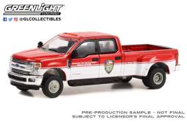 Ford - F-350 2019 red/white - 1:64 - GreenLight - 46110D - gl46110D | Toms Modelautos Ford - F-350 2019 red/white - 1:64 - GreenLight - 46110D - gl46110D | Toms Modelautos