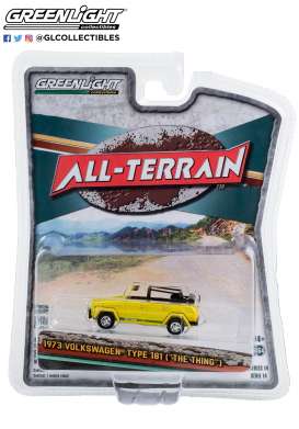 Volkswagen  - Thing Type 181 1973 yellow/blue/green - 1:64 - GreenLight - 35250A - gl35250A | Toms Modelautos