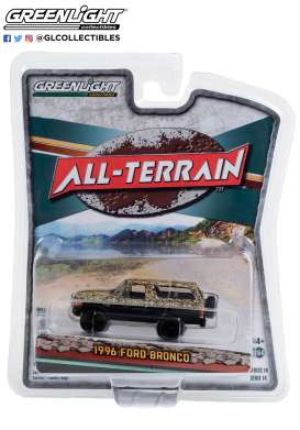 Ford - Bronco 1996 matt black - 1:64 - GreenLight - 35250C - gl35250C | Toms Modelautos Ford - Bronco 1996 matt black - 1:64 - GreenLight - 35250C - gl35250C | Toms Modelautos