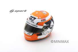 Helmet  - 2022 orange/white - 1:5 - Spark - 5HF076 - spa5HF076 | Toms Modelautos