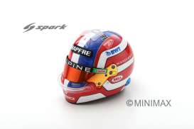Helmet  - 2022 red/white - 1:5 - Spark - 5HF080 - spa5HF080 | Toms Modelautos