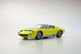 Lamborghini  - Miura P400SV yellow - 1:18 - Kyosho - 8317Y - kyo8317Y | Toms Modelautos