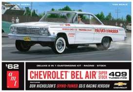 Chevrolet  - Bel Air Super Stock 1962 white - 1:25 - AMT - s1283 - amts1283 | Toms Modelautos