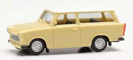Trabant  - 601S Universal green/beige - 1:87 - Herpa - H020770-006 - herpa020770-006 | Toms Modelautos