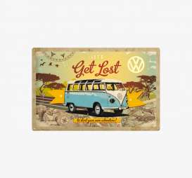 Tac Signs 3D  - VW blue/yellow/brown - Tac Signs - NA24004 - tacG3D24004 | Toms Modelautos