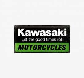 Tac Signs 3D  - Kawasaki green/black/white - Tac Signs - NA27025 - tacL3D27025 | Toms Modelautos