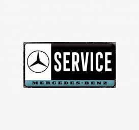Tac Signs 3D  - Mercedes-Benz black/white/blue - Tac Signs - NA27029 - tacL3D27029 | Toms Modelautos