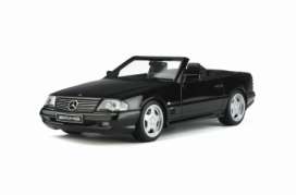 Mercedes Benz  - R129 1991 black - 1:18 - OttOmobile Miniatures - OT958 - otto958 | Toms Modelautos