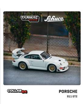 Porsche  - 911 GT2 white - 1:64 - Tarmac - T64S-004-WH - TC-T64S004WH | Toms Modelautos