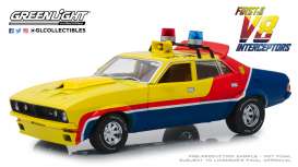 Ford  - Falcon XB V8 Interceptor 1974 yellow/blue/red - 1:18 - GreenLight - 13574 - gl13574 | Toms Modelautos