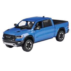 Ram  - 1500 Rebel Crew Cab 2019 blue - 1:27 - Motor Max - 79358 - mmax79358b | Toms Modelautos